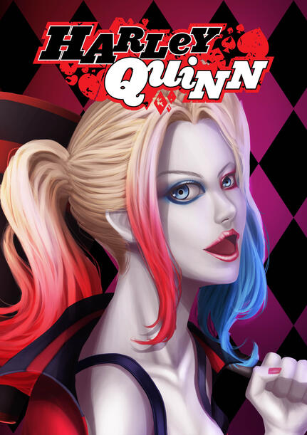 Harley Quinn Variant Cover Fan Art